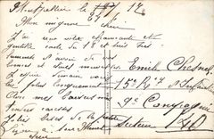 CPA Desirez le bonheur je veux vous le donner et comme recompense l'aumone d'un baiser Femme