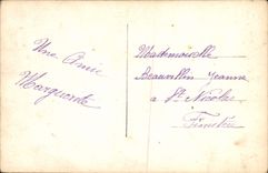 CPA Bonne annee Femme