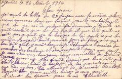 CPA Je l'ai presse sur mon coeur Femme