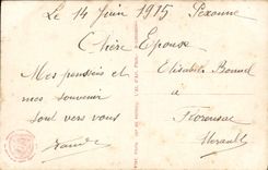 CPA Pars mon doux ami voici mon souvenir sois courageux petit et vive l'avenir Femme Marin