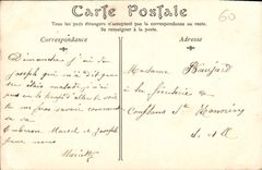 CPA Chantilly vue sur la Nonette 