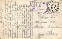 CPA Compiegne le Chateau Bibliotheque de Napoleon Ier 