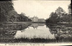 CPA Chateau de Chantilly vue dans le Parc 