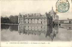 CPA Chateau de Chantilly le Chatelet et la Chapelle 