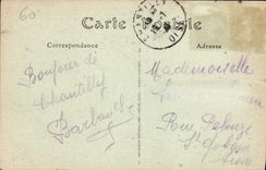 CPA Chateau de Chantilly Statue du Duc d'Aumale par Gerome 