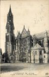 CPA Cathedrale de Senlis facade occidentale 