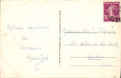 CPA Compiegne le Chateau facade sur le parc 