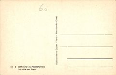 CPA Chateau de Pierrefonds la salle des Preux 