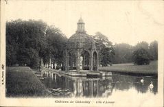 CPA Chateau de Chantilly l'Ile d'Amour 