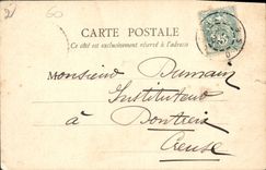 CPA Chateau de Chantilly vue des Parterres 