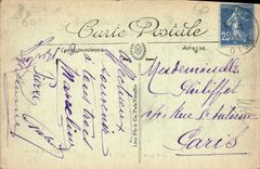 CPA Chantilly le Chateau la facade Nord Est 