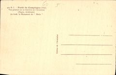 CPA Foret de Compiegne Oise vue generale de la Clairiere de l'Armistice au fond le Monuement du Mati