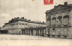 CPA Compiegne Perspective de la facade du Chateau 