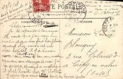 CPA Compiegne Perspective de la facade du Chateau 