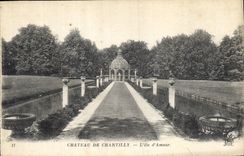 CPA Chateau de Chantilly l'Ile d'Amour 