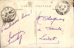 CPA Tours I et L l'Hotel de Ville 