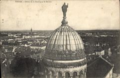 CPA Tours dome de la Basilique St Martin 