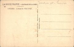 CPA La Douce France Chateaux de la Loire Loches l'Hotel de Ville 