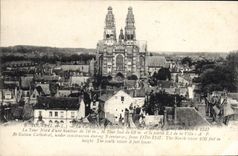 CPA Tours I et L la Cathedrale St Gatien 