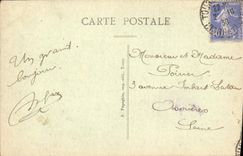 CPA Tours I et L la Basilique St Martin cote nord ouest 