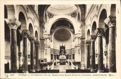 CPA Tours I et L la Cathedrale le Tombeau des Enfants de Charles VIII 