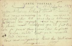 CPA Tours I et L l'Hotel de Ville la place cote sud 