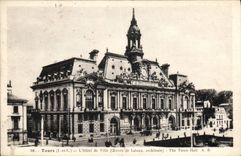 CPA Tours I et L l'Hotel de Ville oeuvre de Laloux architecte 