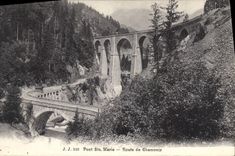 CPA Pont Ste Marie Route de Chamonix 