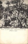 CPA Firenze R Galleria Uffizi l'Adorazione dei Re Magi Lifippino Lippi 