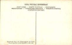 CPA Ecole Espagnole figure symbolique de l'instabilite de la vie Rijks Museum Amsterdam 