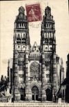 CPA Tours I et L Cathedrale St Gatien construite durant 8 Siecle de 1170 1547 