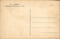 CPA Lourdes Sainte Bernadette Soubirous 
