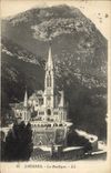 CPA Lourdes la Basilique 