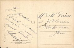 CPA Les Hautes Pyrenees Lourdes la Grotte et la Basilique 