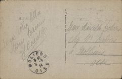 CPA Lourdes la Basilique vue du Chateau Fort 