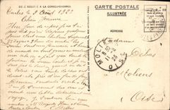 CPA Lourdes vue generale et le Pic du Jer 