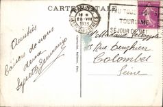 CPA Lourdes la Basilique vue prise du Fort 