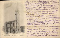 CPA Lourdes la Basilique 