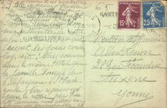 CPA Les Pyrenees Lourdes la Basilique vue de cote et le Pic du Jer 