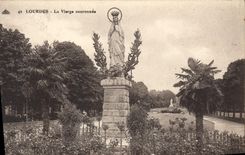 CPA Lourdes la Vierge Couronnee 