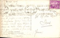 CPA Lourdes les Rampes et la Basilique 