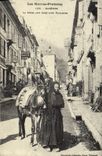 REPRO Les Hautes Pyrenees Bareges la Mere aux Anes avec Paulette Ane Mule