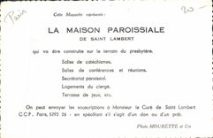 CPA La Maison Paroissiale de Saint Lambert 