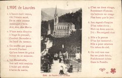 CPA L'Ave de Lourdes edit au Sacre Coeur de Jesus 