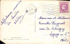 CPA Pyrenees Ocean Lourdes le Gave et la Basilique 