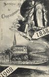 CPA Souvenir de Cinqvantenaire je veux qu'on vienne ici en procession 1858 1908 