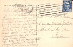 CPA Lourdes vue panoramique sur le Calvaire et la Basilique 