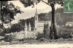 CPA Lourdes la Basilique 