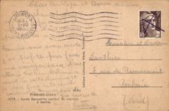 CPA Pyrenees Ocean Sainte Bernadette gardant les moutons a Bartres 