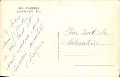 CPA Lourdes Vue d'Ensemble P D 